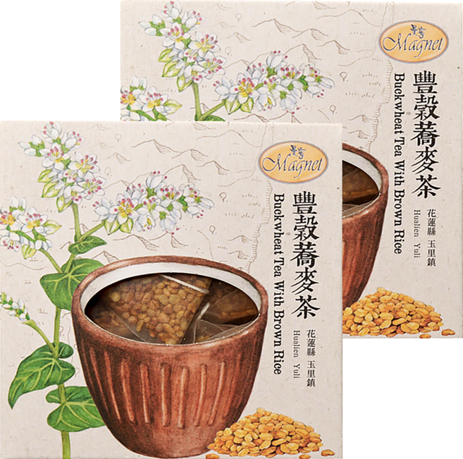 Magnet 曼寧 豐穀蕎麥茶, 6g, 15包, 2盒