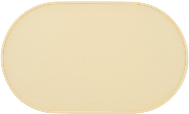 마이플러피 반려동물 실리콘 냠냠 매트, 버터, 1개