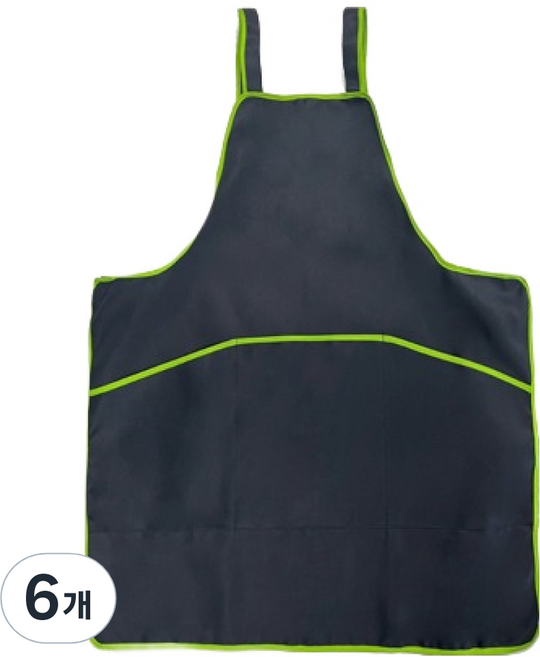 3단 주머니 앞치마, 네이비, 6개