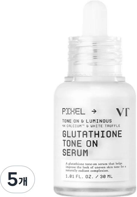 브이티코스메틱 글루타치온 톤온 세럼, 30ml, 5개 - 쿠팡