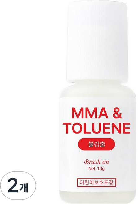 뷰랩 브러쉬온 네일 글루 10g, 2개