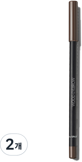 더샘 샘물 우드 아이브로우 1.8g, 01갈색, 2개
