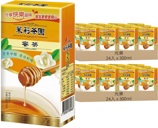 光泉 茉莉茶園 蜜茶, 300ml, 48入