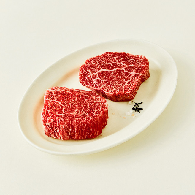 우미우 1++(9) 한우 암소 안심 구이용 (냉장), 200g, 1개