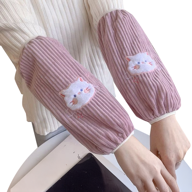 케리코 귀여운 고양이 팔토시 2p, 퍼플