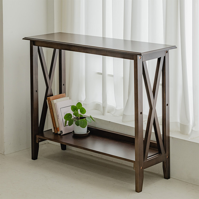 에카드 원목 콘솔 테이블, 월넛