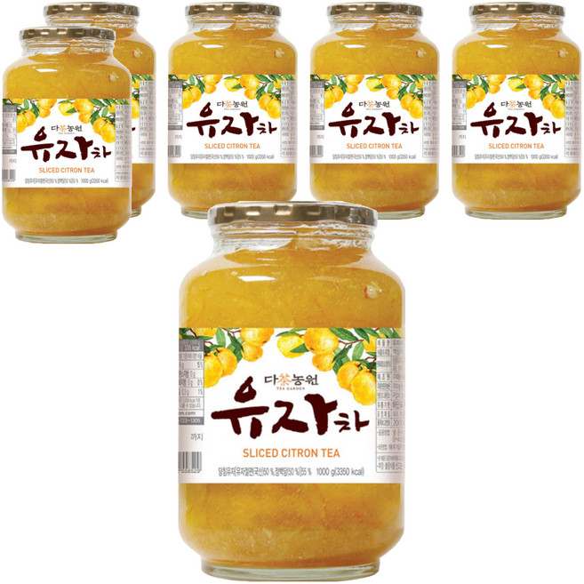 Danongwon 柚子茶, 1kg, 1入, 6罐