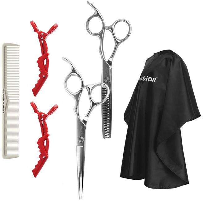 바비온 전문가용 미용 가위 6종 세트, 1개, 혼합색상