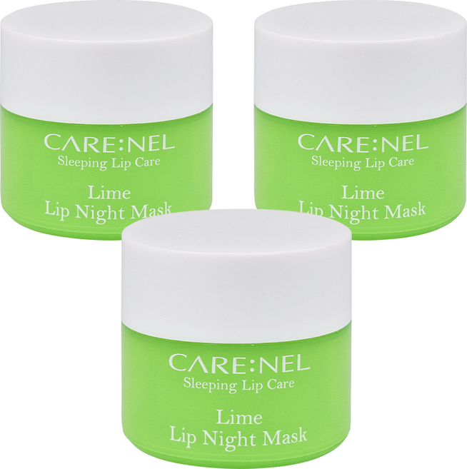 CARE NEL 滋養晚安唇膜 檸檬 5g, 1入, 3罐
