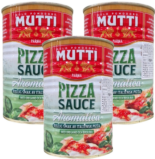 무티 피자 소스, 400g, 3개