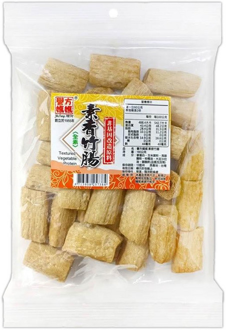 譽方媽媽 素香竹腸, 180g, 1包