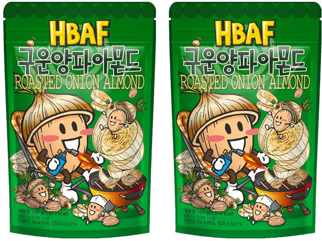 바프 구운양파 아몬드, 190g, 2개