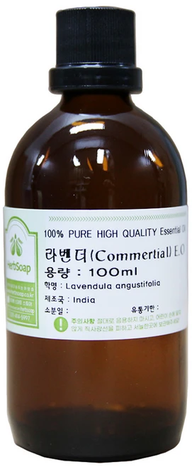 허브솝 커머시얼 에센셜 오일, 라벤더, 100ml, 1개 - 쿠팡