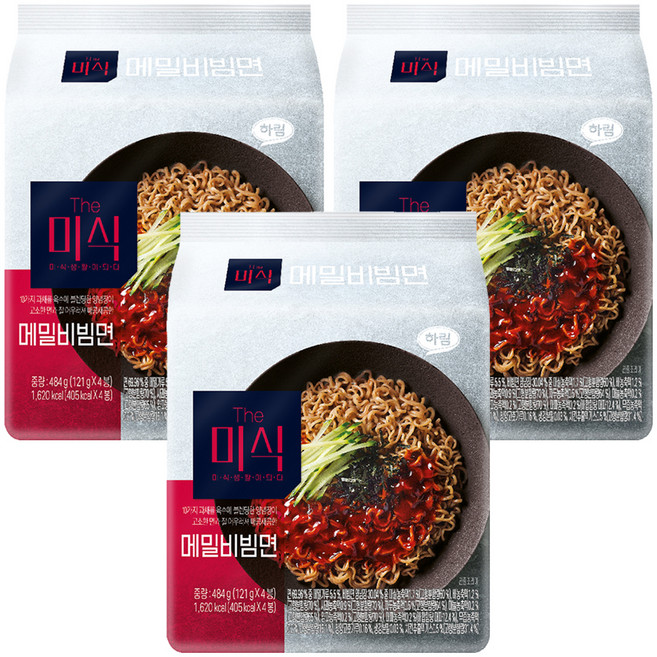 더미식 메밀 비빔면 121g, 12개