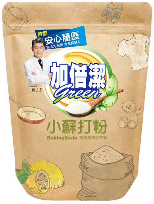 加倍潔 小蘇打環保萬用去污粉 天然清潔劑, 1kg, 1包