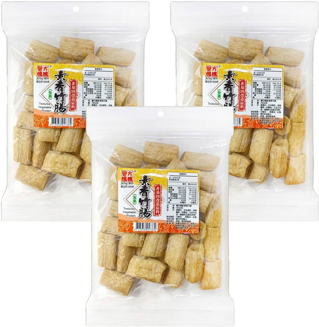 譽方媽媽 素香竹腸, 180g, 3包