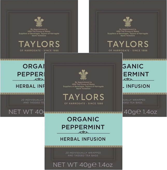 TAYLORS 泰勒茶 舒爽薄荷茶, 2g, 20包, 3盒