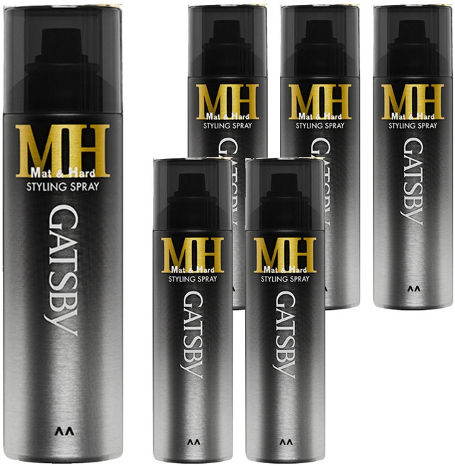 갸스비 매트 앤 하드 스타일링 스프레이, 200ml, 6개