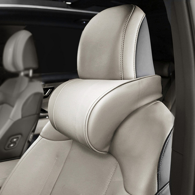 지엠지모터스 리얼넥 목쿠션, 코튼베이지, 1개