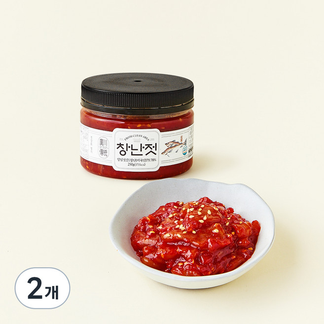 광천수산 창난젓, 250g, 2개