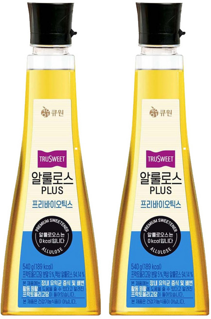 samyang 三養 Q.one Allulose PLUS 益生元, 540g, 2個