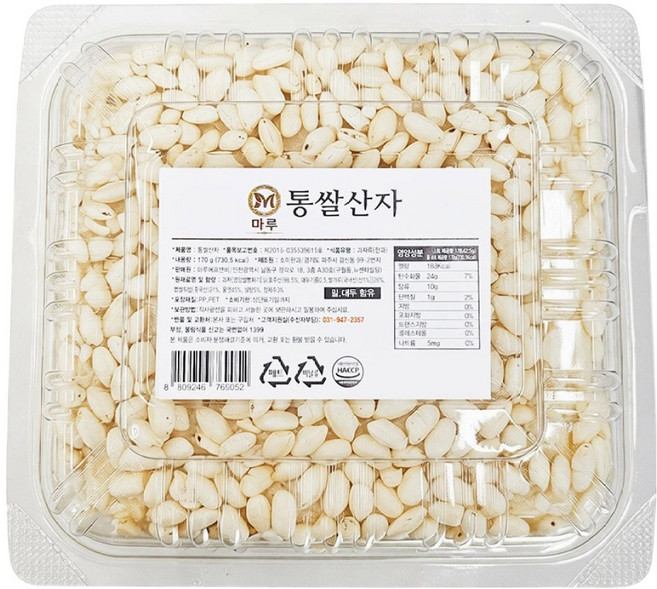 마루 수제 통쌀산자, 170g, 1개