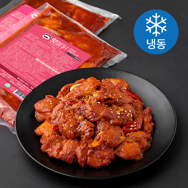 푸딩팩토리 핫 불닭 (냉동), 400g, 2개