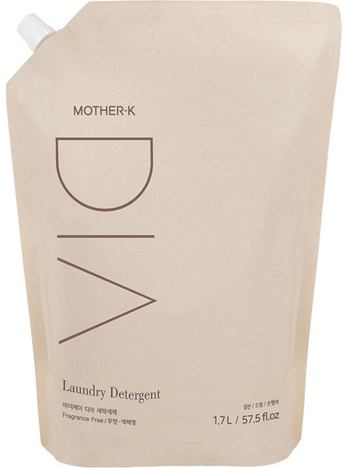 마더케이 디아 세탁세제 리필 무향, 1.7L, 1개