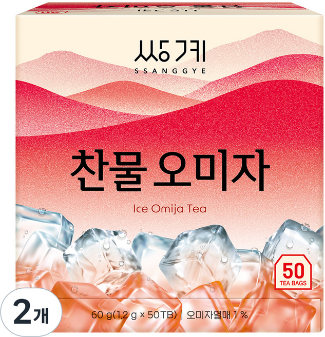 SSANGGYE 冷水五味子, 1.2g, 2個, 50入