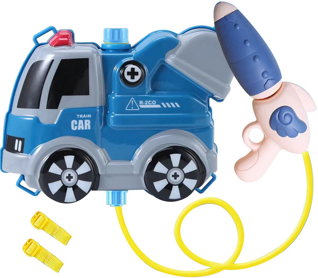 백팩 배낭 물총, 포크레인 블루, 1개