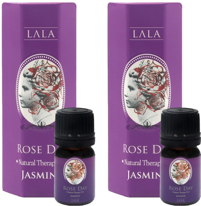 라라로즈데이 시즌2 오일 스포이드 이너퍼퓸 자스민향, 5ml, 2개