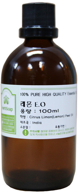 허브솝 에센셜 오일, 레몬, 1개