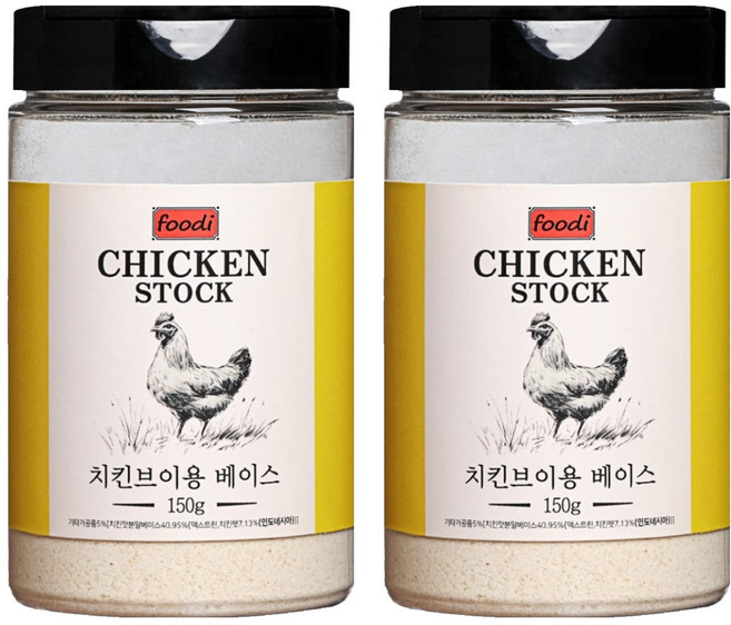 foodi 치킨스톡, 150g, 2개