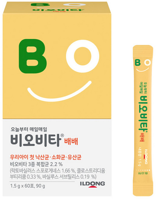 비오비타 배배 유아 유산균, 90g, 1개