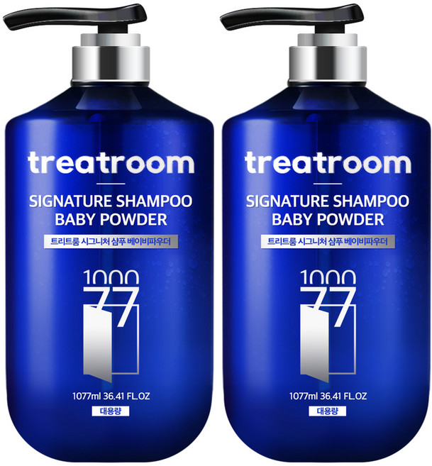 treatroom 經典香氛洗髮精 嬰兒爽身粉香, 1.077L, 2瓶