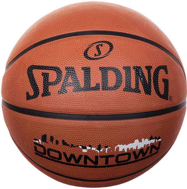 SPALDING 斯伯丁 DownTown 橡膠籃球 SPA84363, 1個