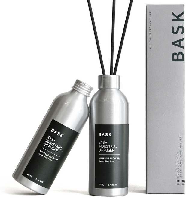 바스크 프리미엄 디퓨저, 빈티지플라워, 200ml, 2개