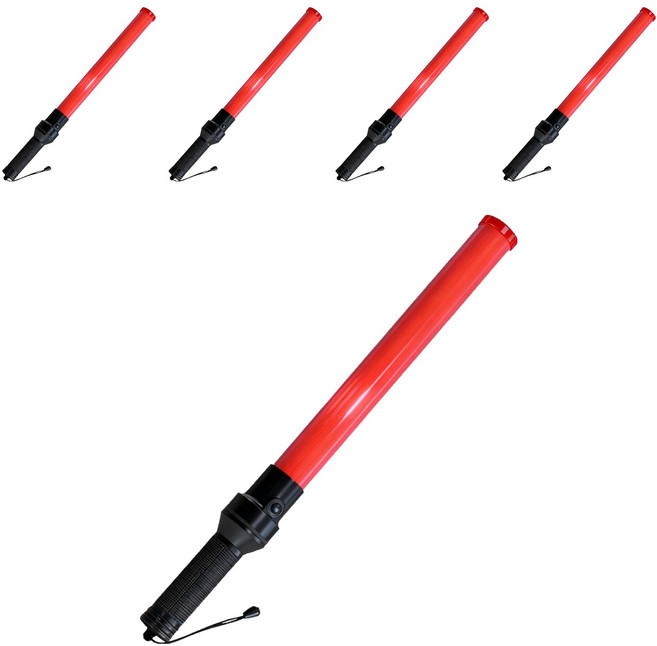 안전신호봉 540, 5개, 레드