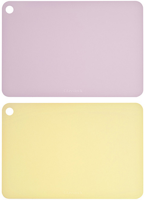 글라스락 TPU 도마 2종, 1세트, 도마 라일락 소르베 + 레몬 소르베