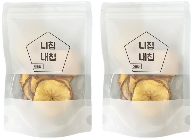 니칩내칩 건조 사과, 40g, 2개