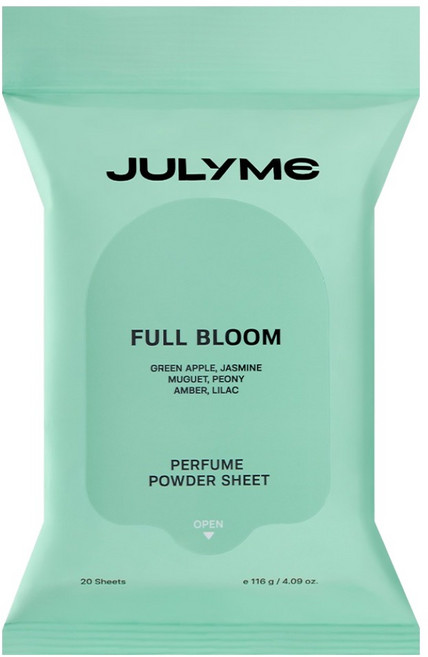 줄라이미 퍼퓸 파우더 시트 풀블룸 20매입, 20g, 1개