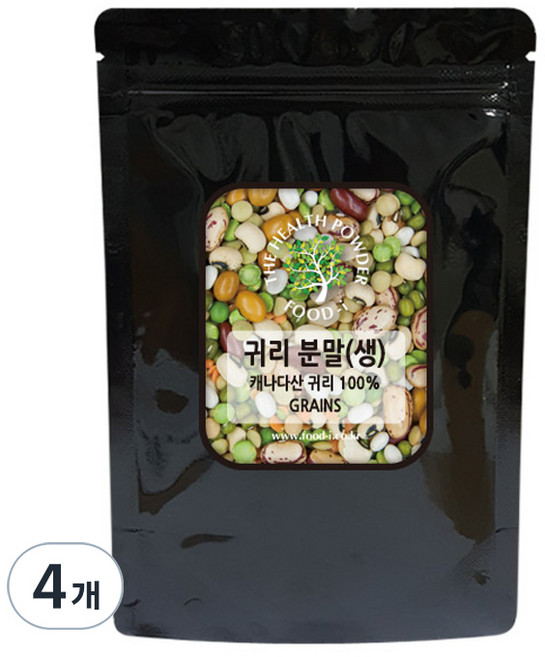 거룩한가 캐나다산 생 귀리분말, 200g, 4개