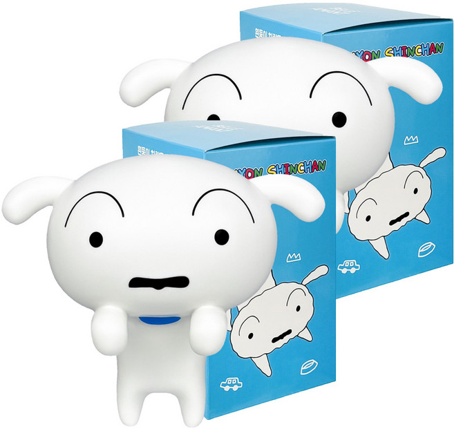 벨르아망 짱구 라이선스 네비게이션 모니터 걸이형 차량용 방향제 흰둥이 본품, 2개, 프레쉬 코튼