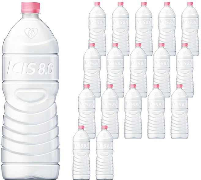 아이시스 8.0 ECO 생수 무라벨, 2L, 18개