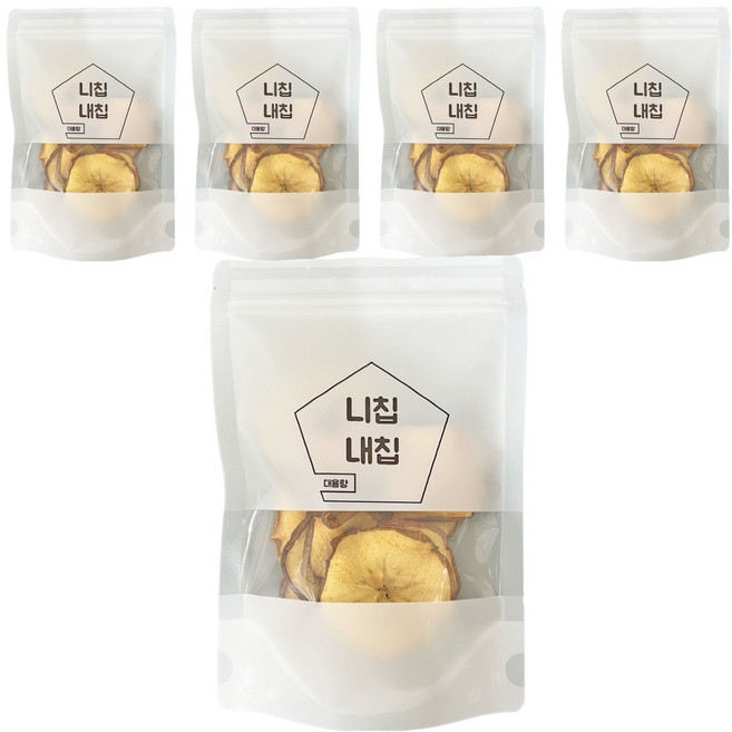 니칩내칩 건조 사과, 40g, 5개