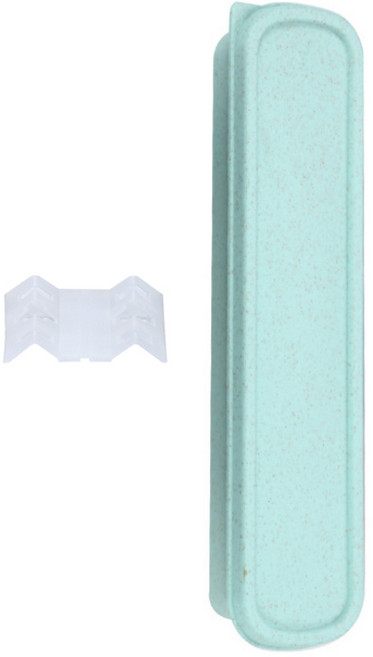 씨티컴퍼니 무소음 도시락 수저 케이스, 그린, 1개