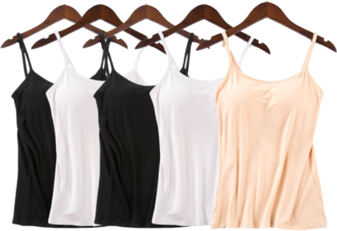 루나인 데일리 스판 슬림 끈나시 5P