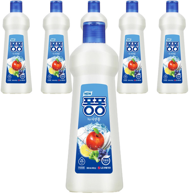 뉴퐁퐁 주방세제, 390ml, 6개