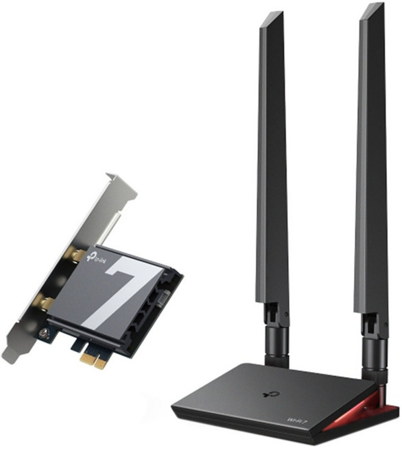 tp-link 三頻 藍牙5.4 PCIe WiFi 7 無線網卡 BE9300, 1個, Archer TBE550E
