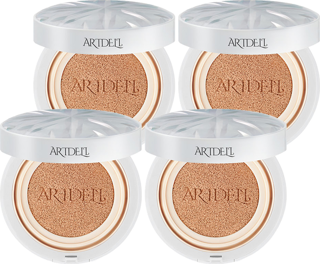 아트델리 압솔뤼 저분자 콜라겐 쿠션 파운데이션 13g, 23호, 4개